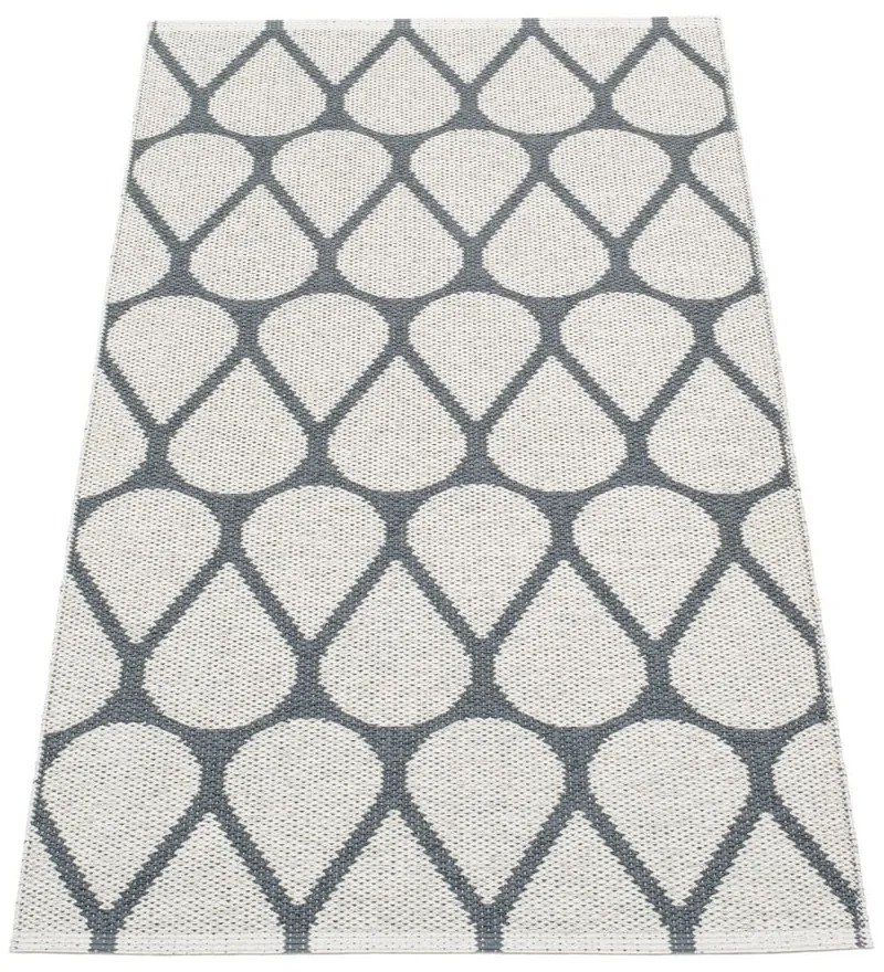 Sötétszürke kültéri-beltéri szőnyeg 70x140 cm Otis Granit – Pappelina