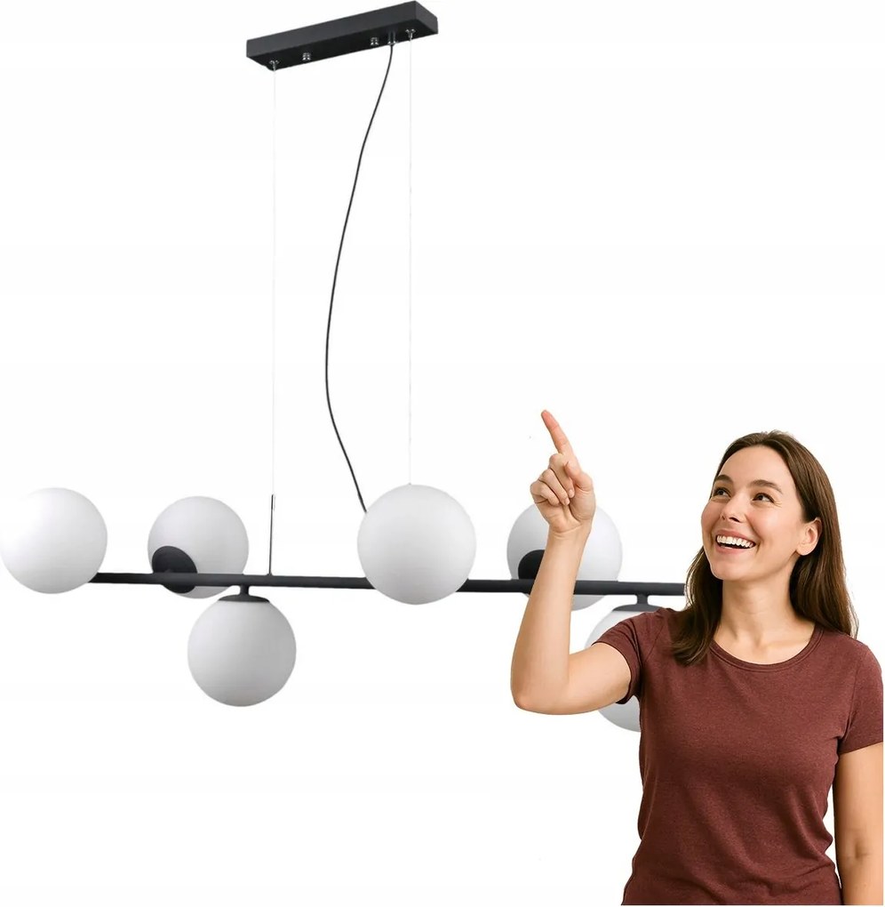 Raddi függőlámpa PND-5510-6-BK Italux