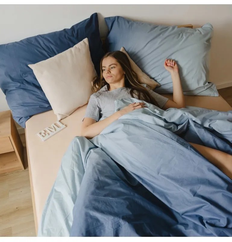 EMI Iris pamut ágyneműhuzat, A standard egyszemélyes ágy szett tartalma: 1x 140x200 + 1x 70x90