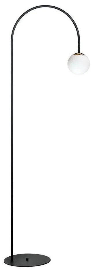 Zuma Line 1224 - BOW állólámpa 1xE14/10W/230V fekete