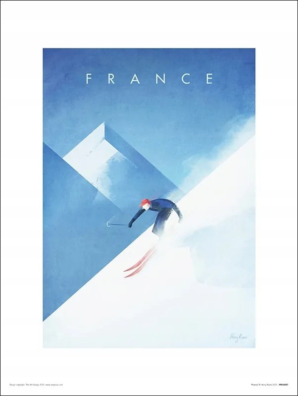 Franciaország Alpok prémium poszter