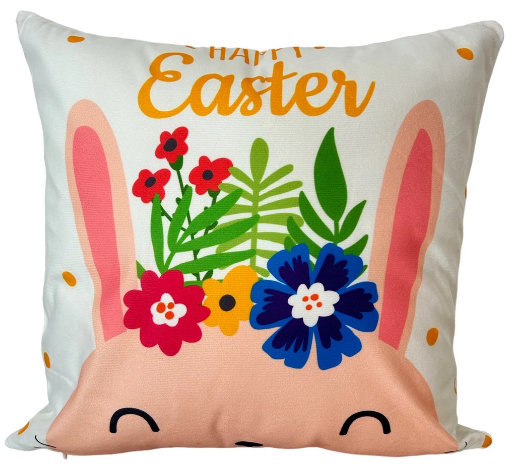 Dekoratív párnahuzat HAPPY EASTER 45x45cm