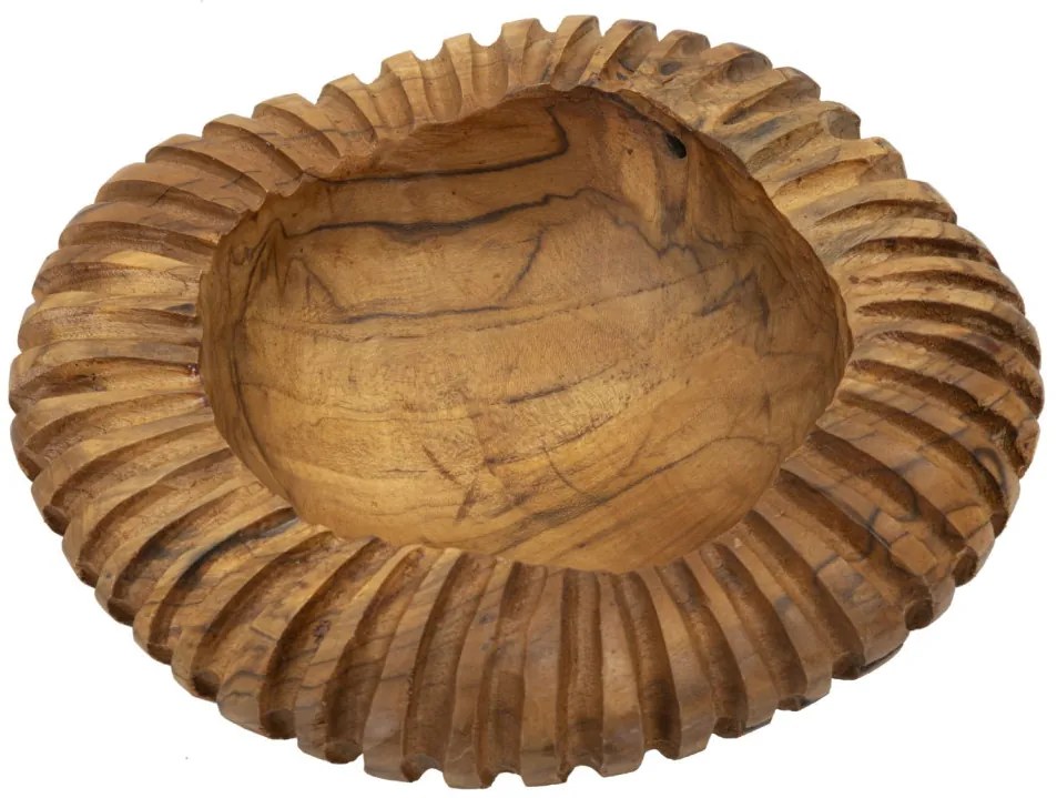 Tálca geris teak ø 29x7cm