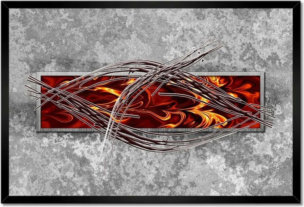 Poszterek keretben 60x40 Absztrakt vonalak