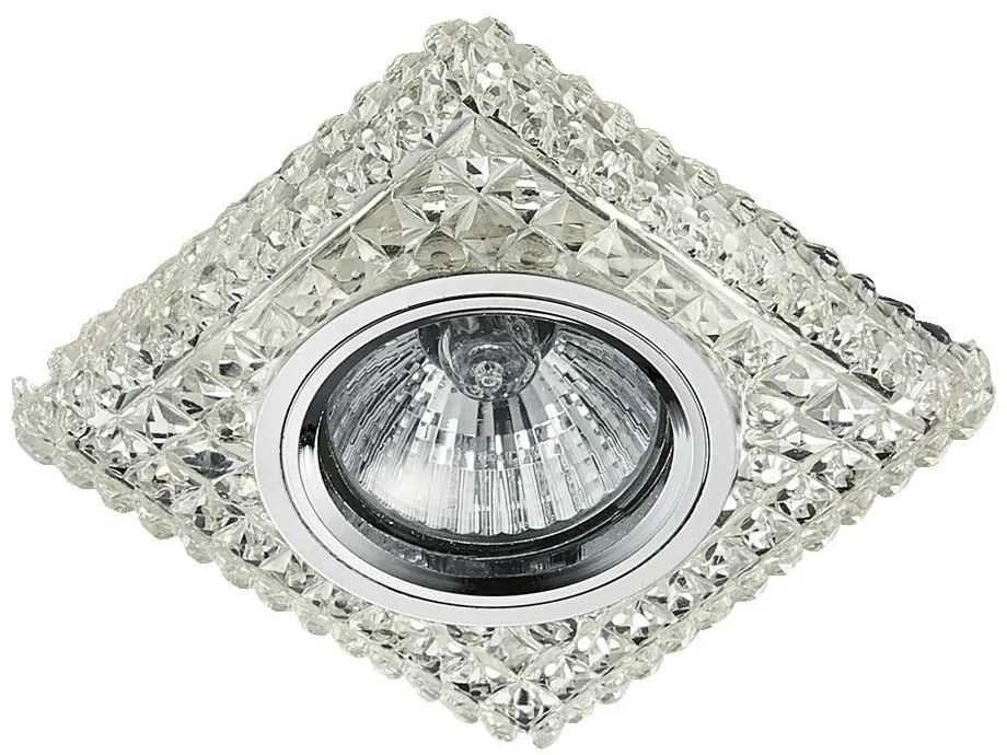 Prezent ELEGANT DOUBLE LIGHT 71096 Beépíthető spotlámpa 1x50W/GU10|1x3W/LED 380lm IP20