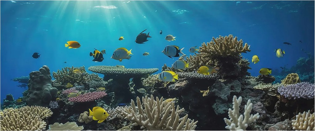 Stílusos Dekoratív Fotótapéta Flizelin Víz alatti világ 250x104 Ragasztó