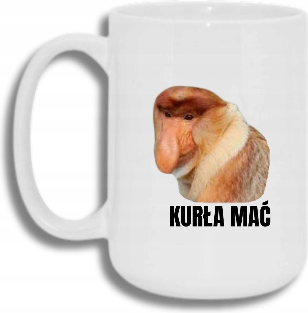 Bögre Fehér Nagy 440ml Ajándék Vicces Tyúk