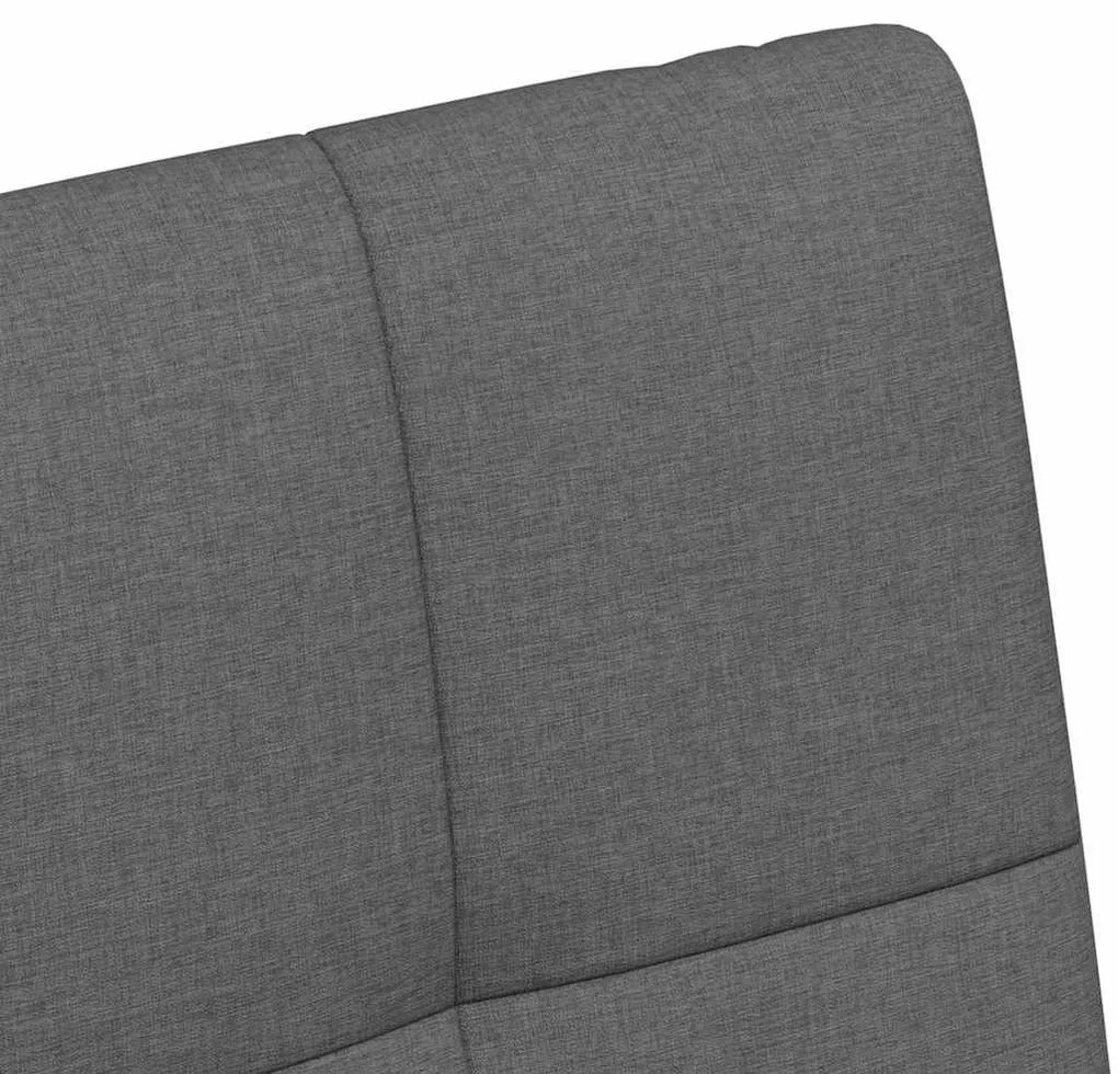 Kerekes Étkező Székek 2 pcs Sötétszürke 58 x 65 x 94 cm szövet