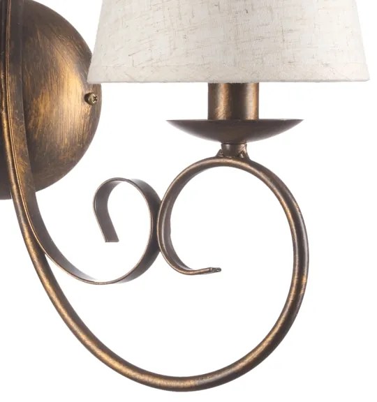 ONLI - Fali lámpa POMPEI 2xE14/6W/230V bronz