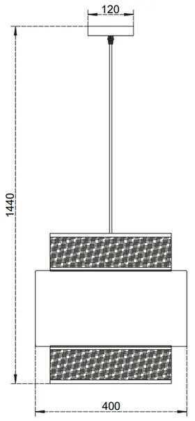 Lámpa Fali lámpatest ABRA, 6168, AC220-240V, 50/60Hz, 1*E27, max.40W, IP20, átmérő 40 cm, krém