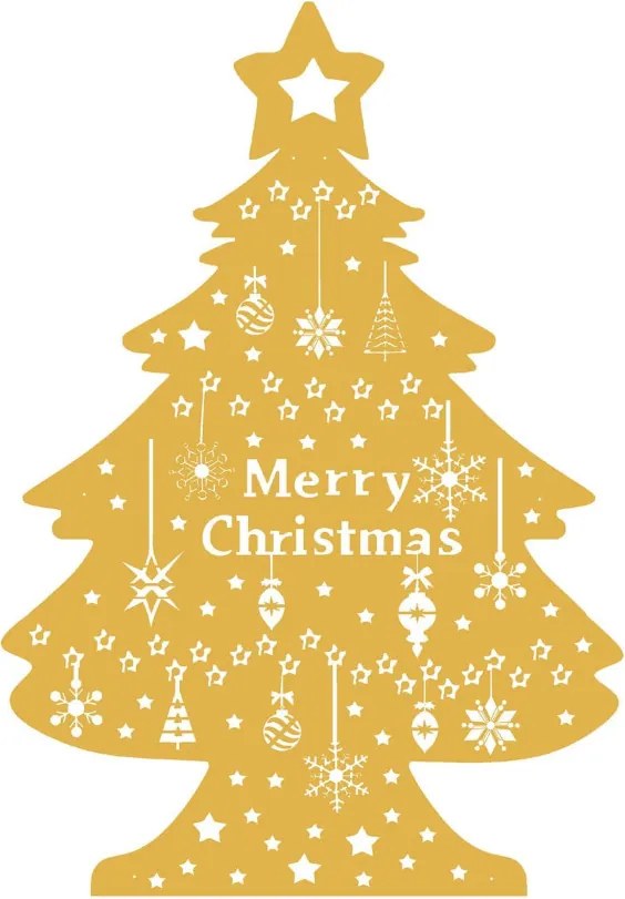 XMASGOLD fém karácsonyi fényfüzér, 70×100 cm