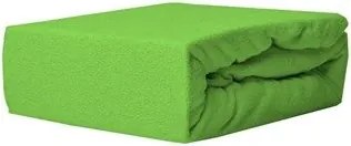 Frottír lepedő gumis 180g/ Zöld 180x200