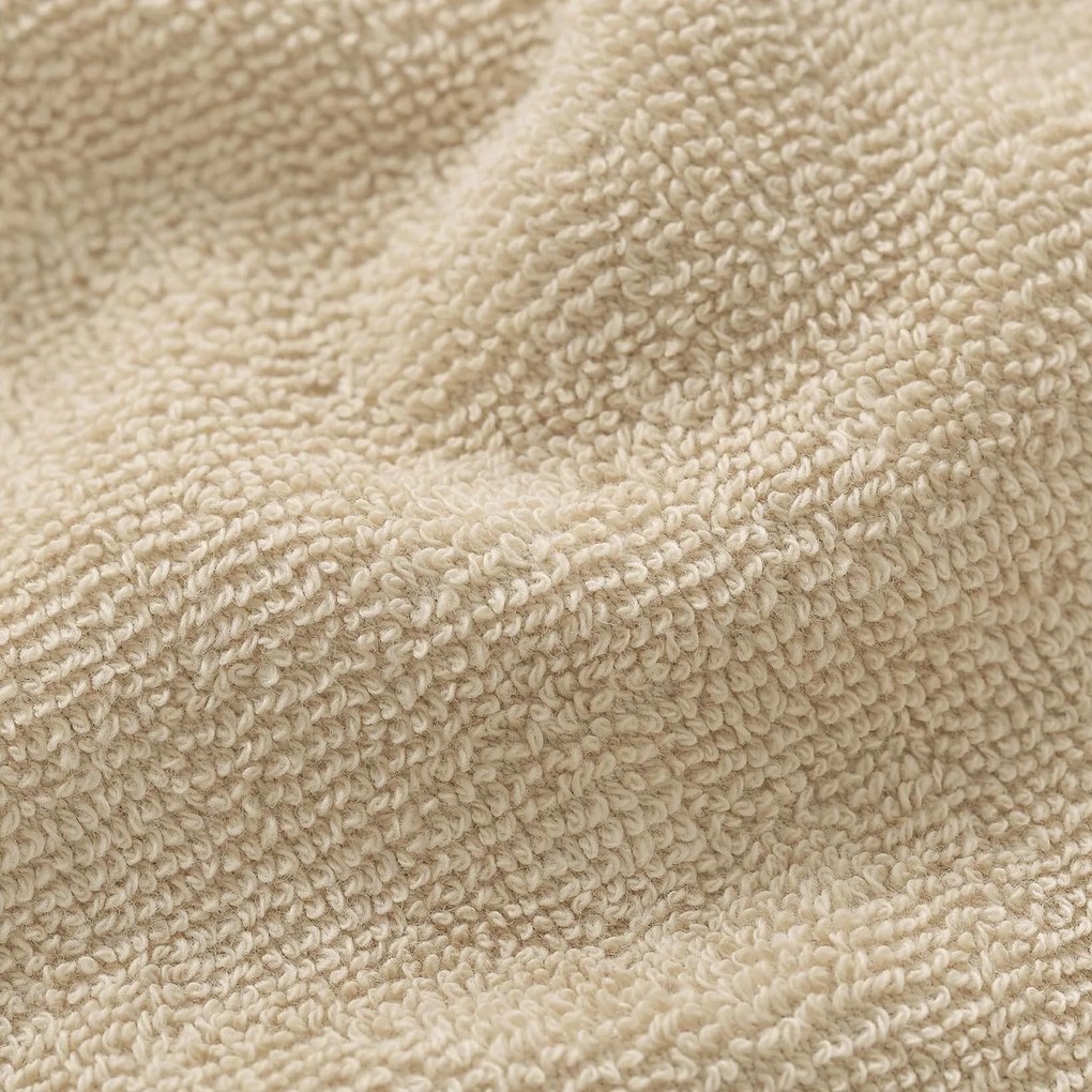 Goldea bordűr nélküli frottír törölköző és fürdőlepedő soft – bézsínű 50 x 100 cm
