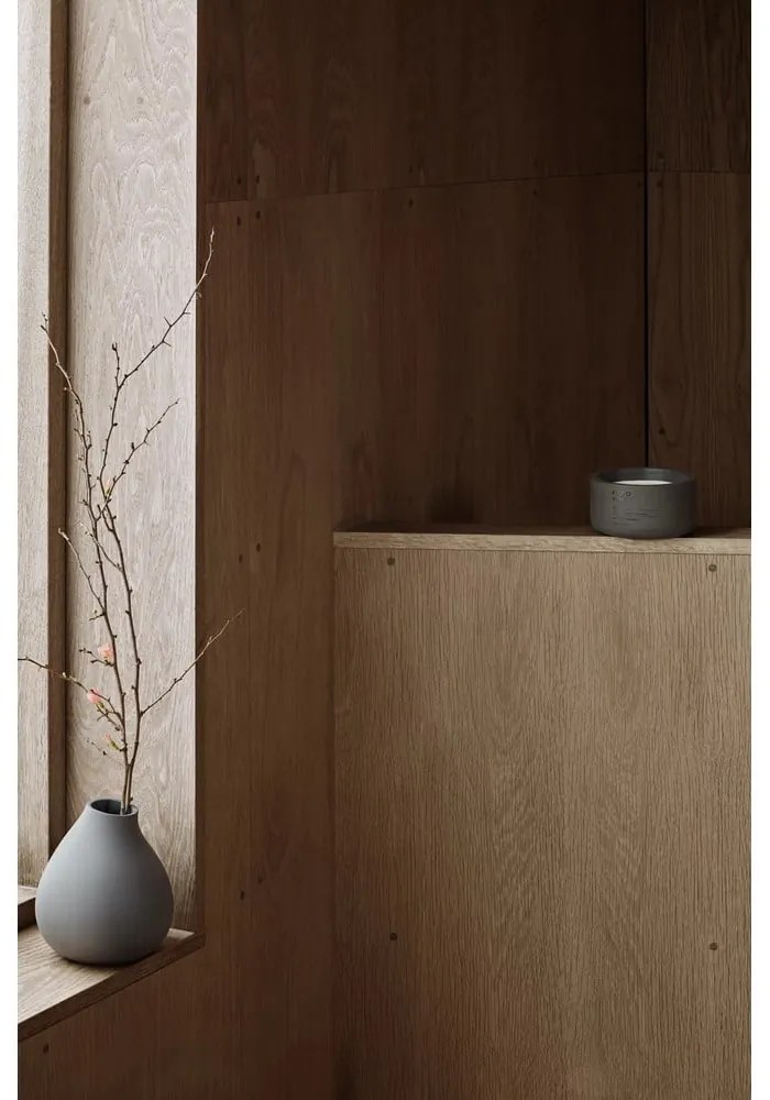 Sötétszürke porcelán váza készlet 3 db-os (magasság 9 cm) Nona – Blomus