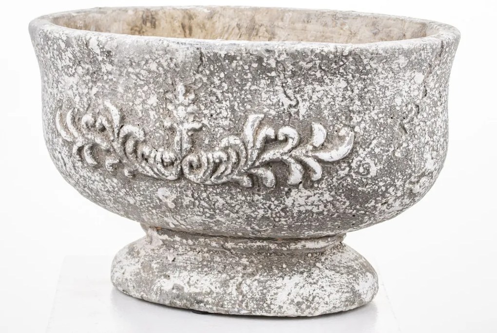 Cyrus design Kaspó cement szürke 15.5x25x15.5cm