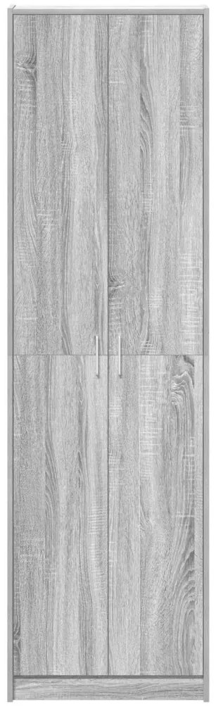Szürke Sonoma Szekrény 55x25x189 cm Szerelt fa