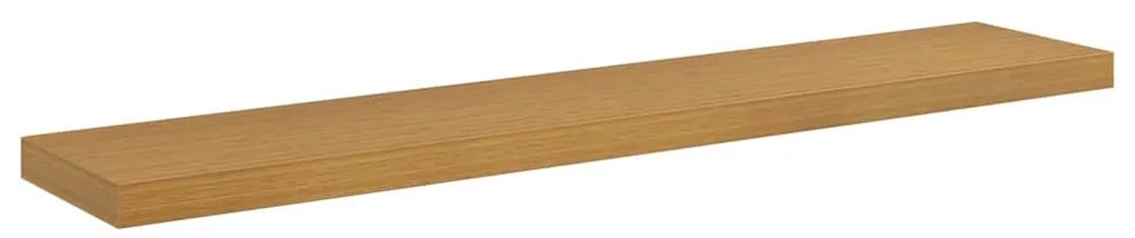 vidaXL Falpolc Falra szerelhető 2 pcs Bézs 120 x 23,5 x 4 cm Faanyag