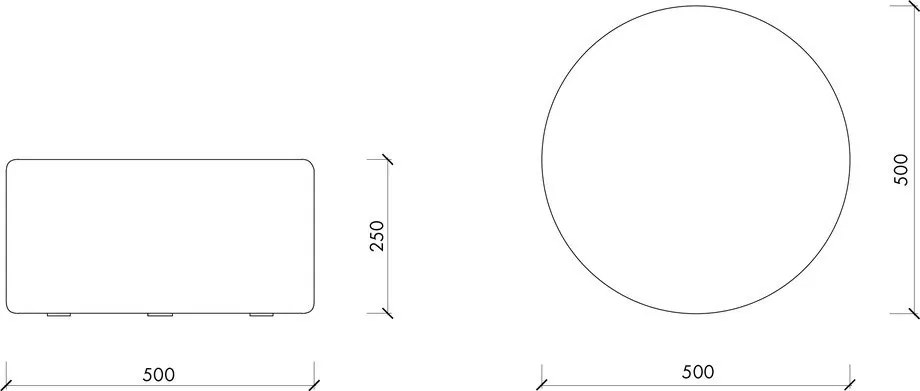 Bézs puff Folk – noo.ma
