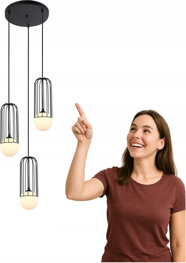 Simon függőlámpa MDM-3938/3 Bk Italux