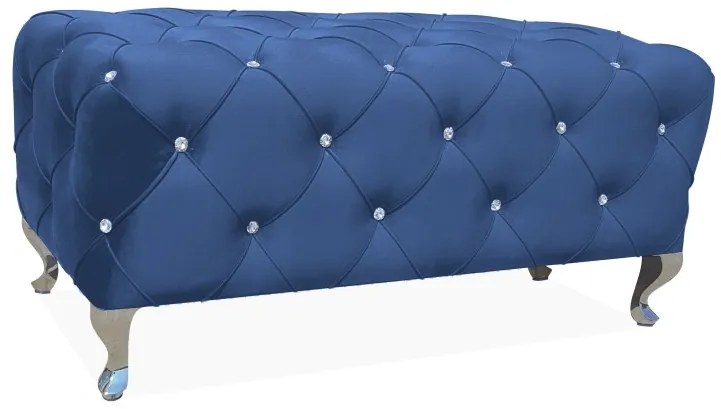 Hestia pad bársony sötétkék