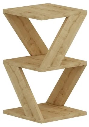 Kisasztal ALBENI 50x30 cm barna