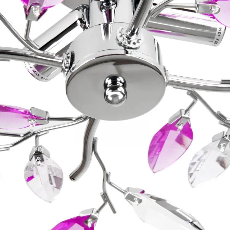 JAGO Mennyezeti lámpa A++ átmérő 45 cm levélmintával