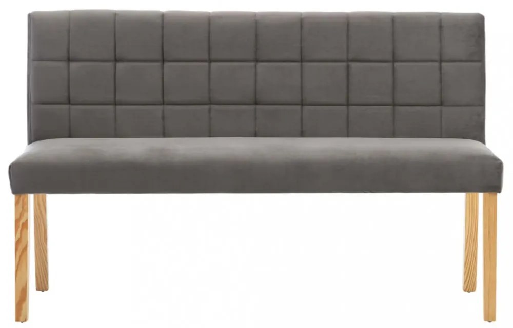 szürke bársony pad 140 cm