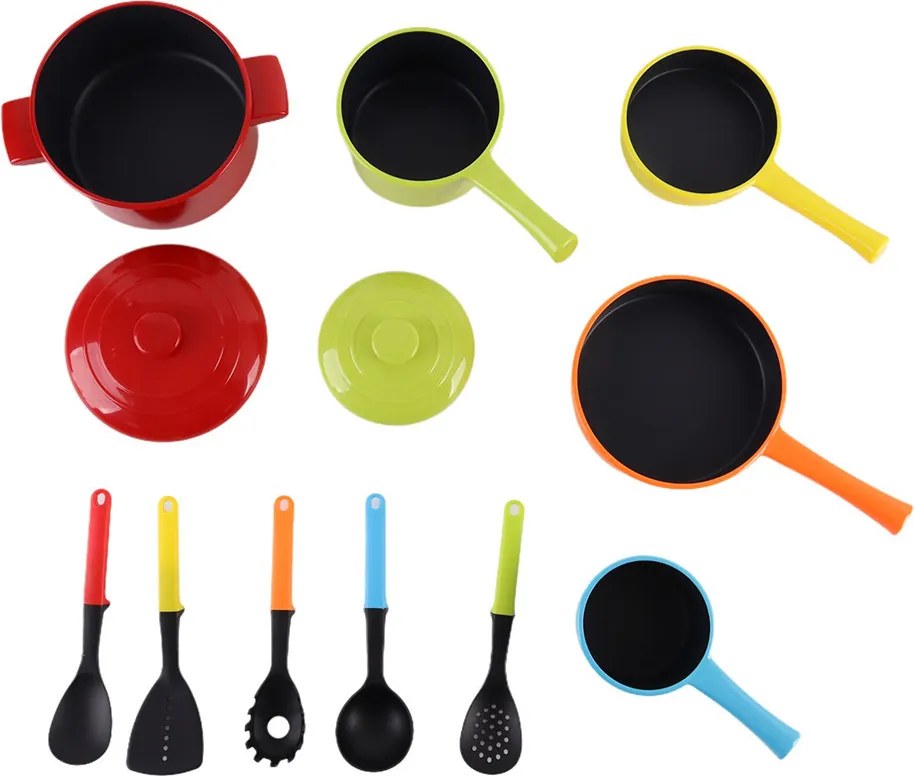 Edénykészlet játékkonyhába 10 darab