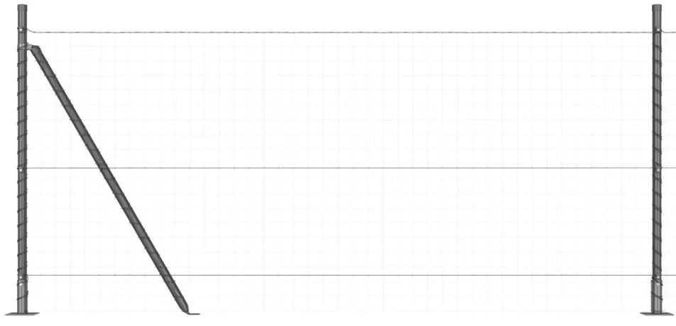 Kerítésoszlopok 52 db Szürke Beton, Fém 3.2 x 3.2 x 90 cm