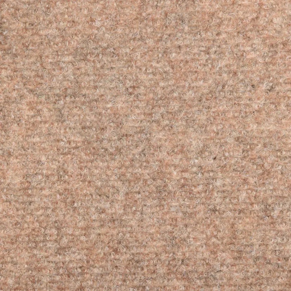 15 db öntapadós lépcsőszőnyeg, krémszínű, téglalap alakú széllel, 65 x 21 x 4 cm
