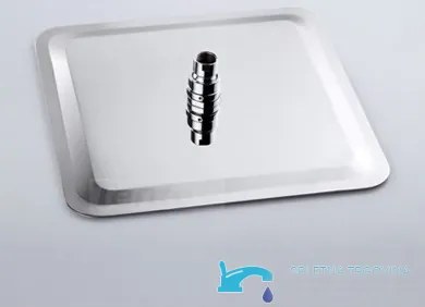 Falba süllyesztett zuhanypanel EYN PT23979 esőztető funkcióval és LED-világítással, króm és ezüst kivitelben