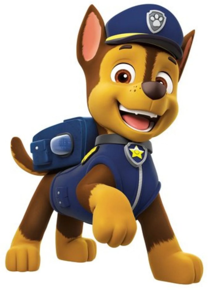 PIPPER. Matrica a kapcsoló felett "PAW Patrol - Chase"