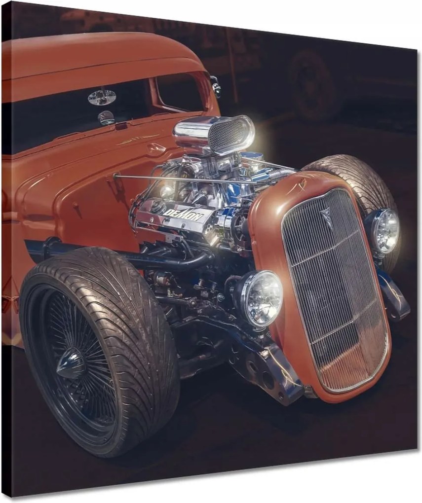 Vászonkép 40x40 Rat Rod Usa Car