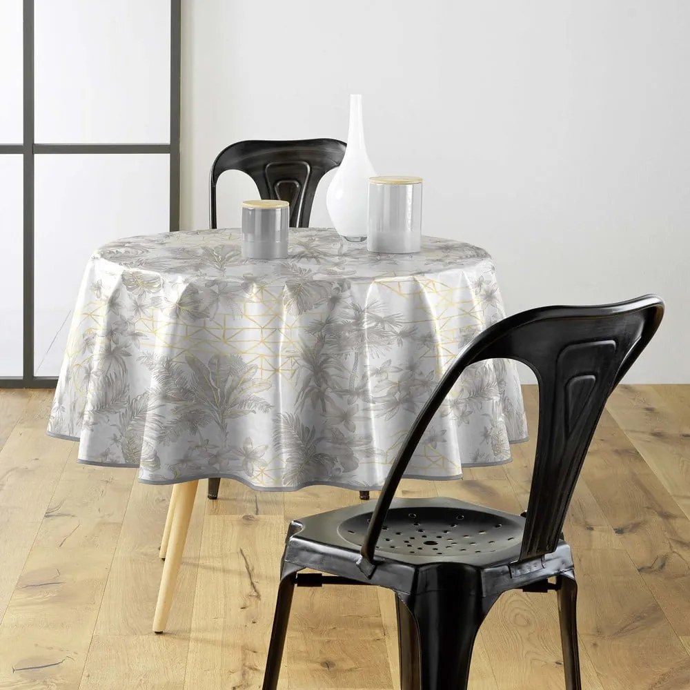 Lemosható asztalterítő ø 160 cm Coconut – douceur d'intérieur