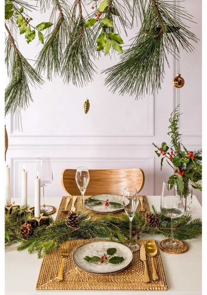 Rattan tányéralátét 40x30 cm - Tiseco Home Studio