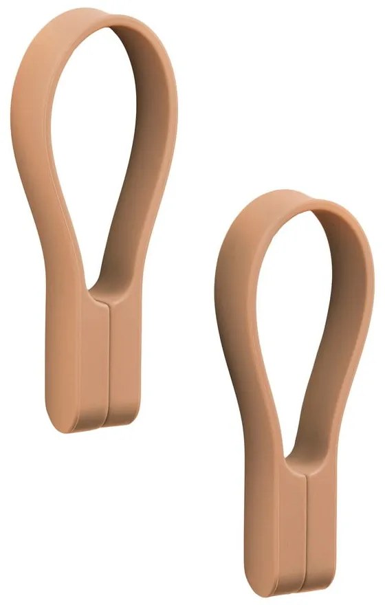 Bézs szilikon akasztó szett 2 db-os Loop – Zone