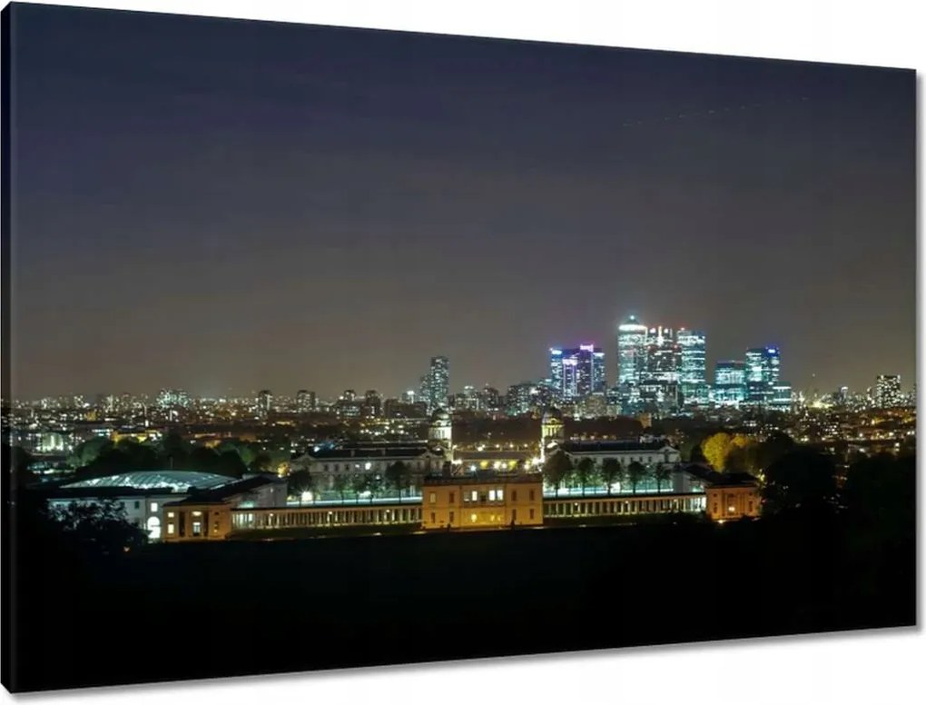 Vászonkép 90x60 London az esti órákban