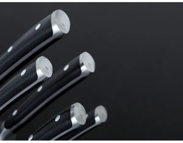 Wüsthof CLASSIC IKON 7 részes konyhai késkészlet állvánnyal, jasan/fekete