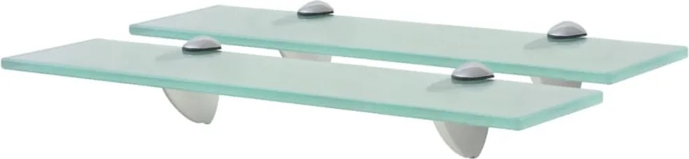 vidaXL 2 db lebegő üvegpolc 40 x 20 cm 8 mm
