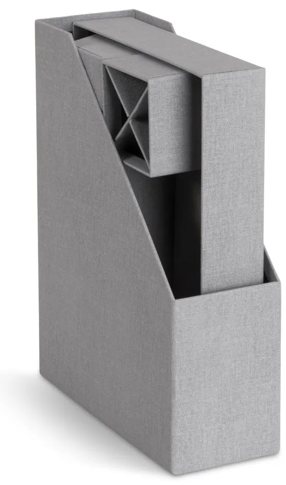 Karton rendszerező szett 4 db-os Hugo Canvas Paper Laminate – Bigso