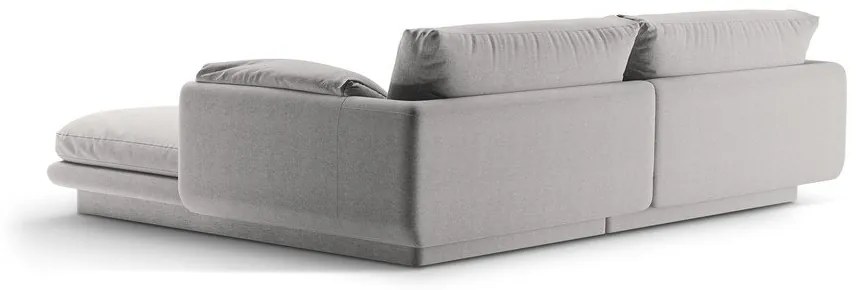 Világosszürke sarokkanapé (bal oldali) Torino – Micadoni Home
