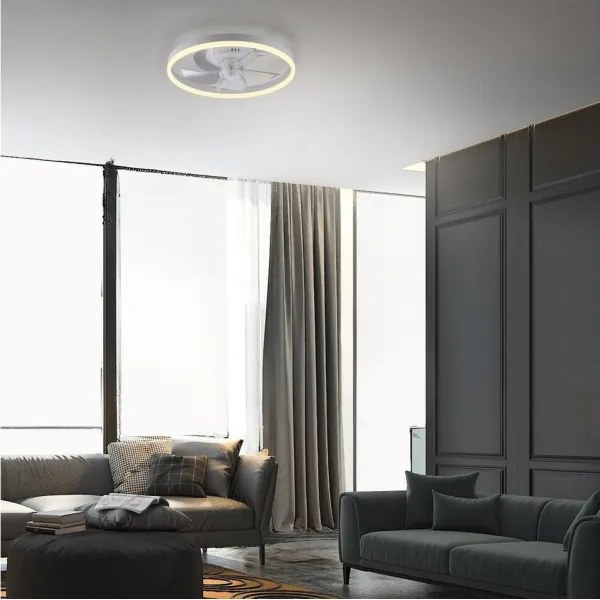 JUST LIGHT. 14624-16 - LED mennyezeti ventilátor világítással RITA LED/22W/230V + távirányító