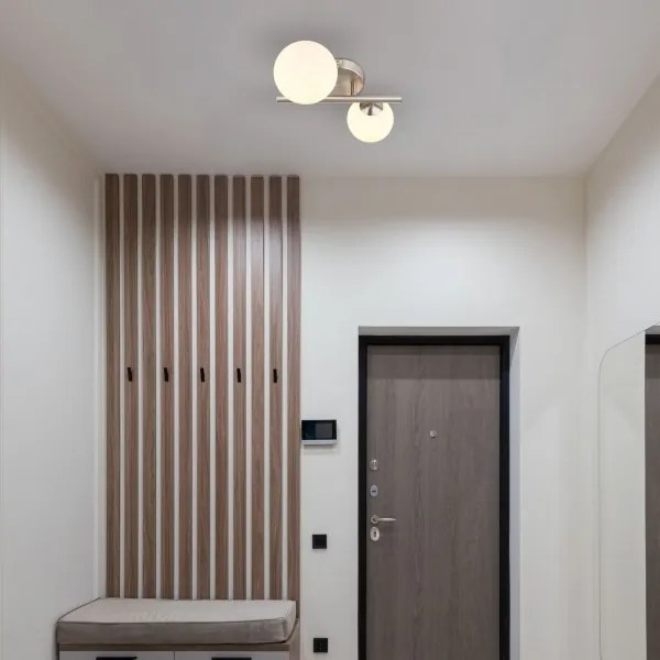 Globo 56140-2W - LED Felületre szerelhető csillár RIHA 2xG9/3W/230V króm