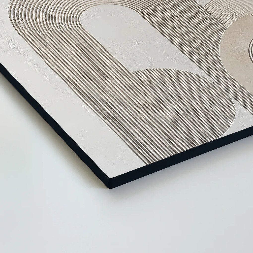 DUBLEZ | Strukturált fa kép - Ív