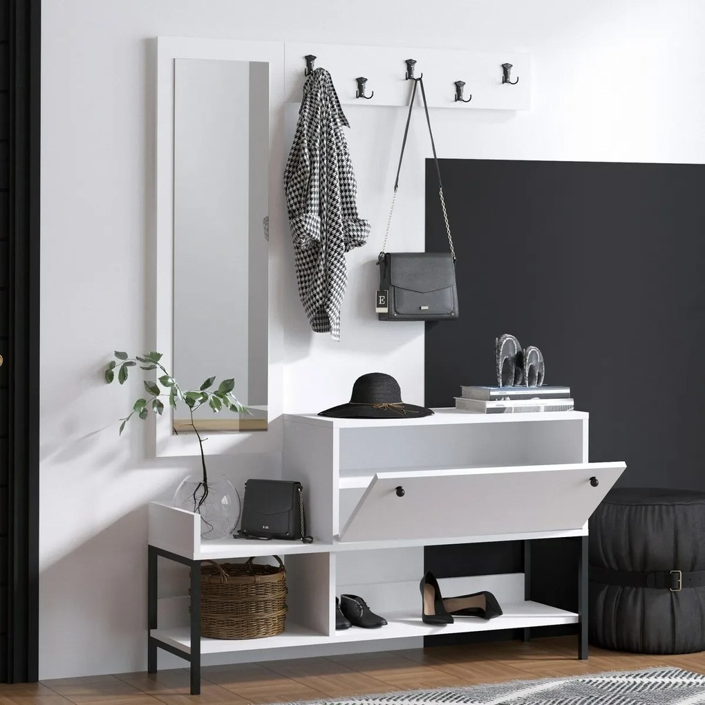 Előszoba szett Lopp Black and White