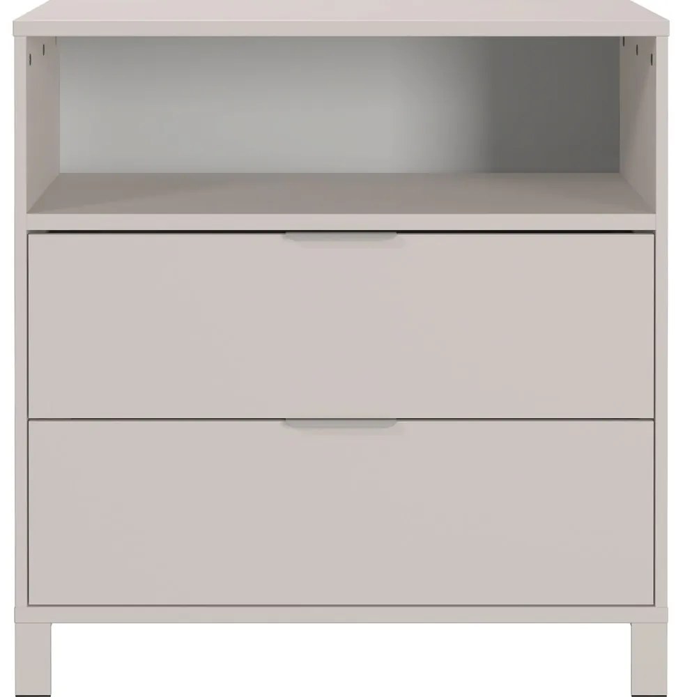 Krémszínű gyerek komód 89x92x54 cm Alkmaar – Germania