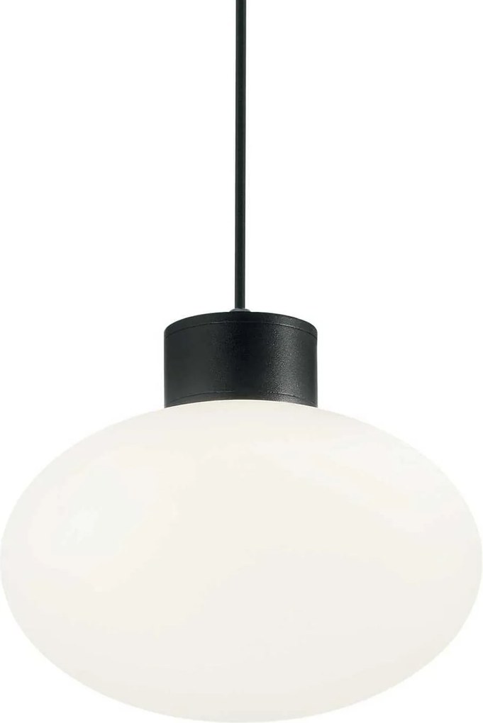 Ideal Lux Clio MSP1 Nero kültéri függeszték 144245 E27 1x60W IP44 9c