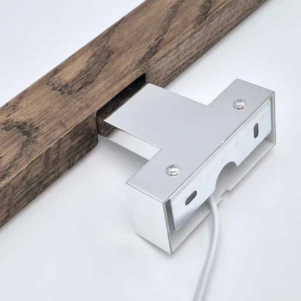 Brilagi-LED Fürdőszobai tükörmegvilágítás WOODY MIRROR LED/12W/230V IP44 tölgy/króm