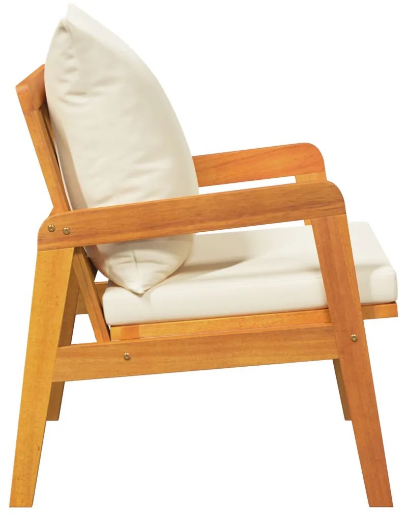 Kerti Székek 2 db 59.5x65x71.5 cm Tömör Fa Akác