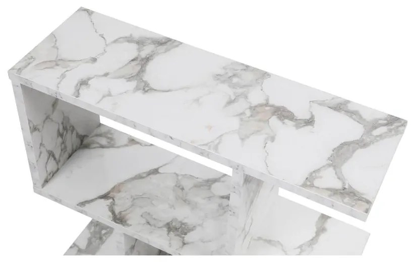 Kis asztal Life - Fehér, Marble